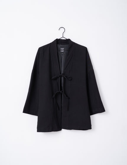 TILTIL Tencel Claire Kimono Black