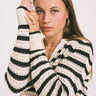 Addy Polo Neck Knit Bone White - Things I Like Things I Love