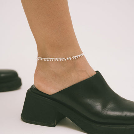 Anklet Baby Dot Silver - Things I Like Things I Love