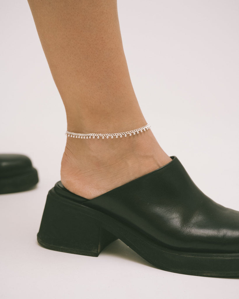 Anklet Baby Dot Silver - Things I Like Things I Love