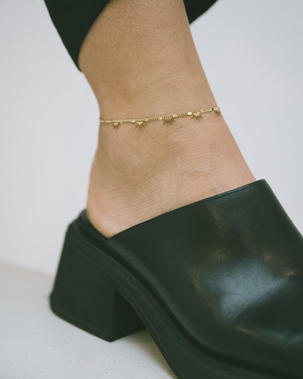 Anklet Sunny Gold - Things I Like Things I Love