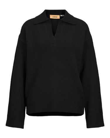 Ariella Polo Neck Knit Black - Things I Like Things I Love