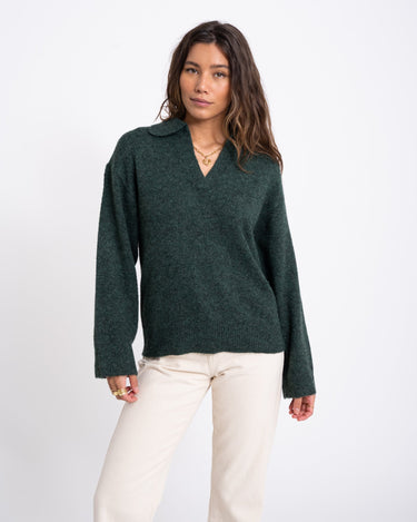 Ariella Polo Neck Knit Rosin - Things I Like Things I Love