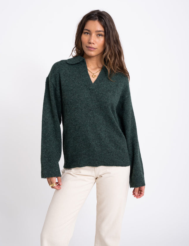 Ariella Polo Neck Knit Rosin - Things I Like Things I Love