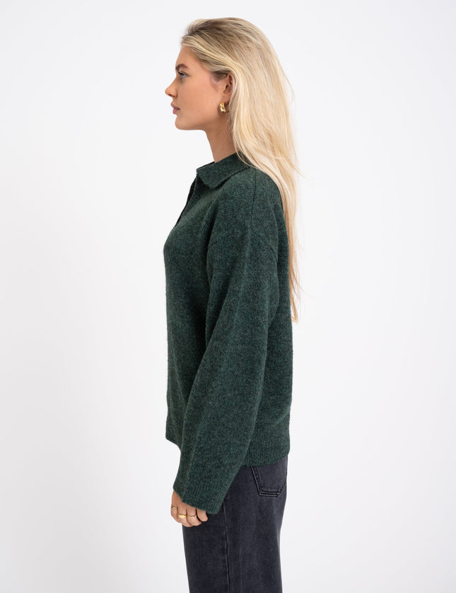 Ariella Polo Neck Knit Rosin - Things I Like Things I Love