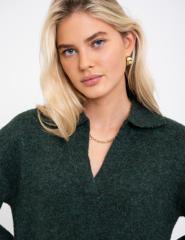 Ariella Polo Neck Knit Rosin - Things I Like Things I Love