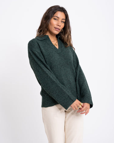 Ariella Polo Neck Knit Rosin - Things I Like Things I Love