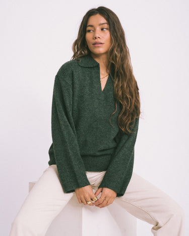 Ariella Polo Neck Knit Rosin - Things I Like Things I Love