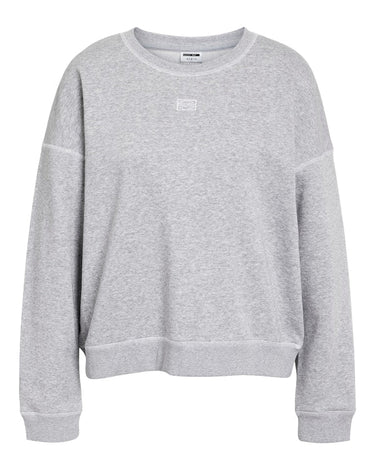 Arya O - Neck Sweat Light Grey Melange - Things I Like Things I Love