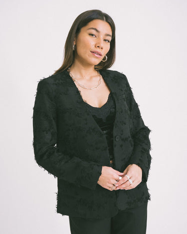 Augustina Loose Blazer Black - Things I Like Things I Love