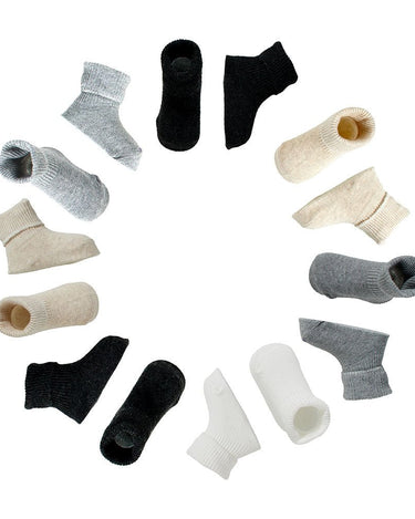 Babies Basic Socks Giftbox 7PACK - Unisex - Things I Like Things I Love