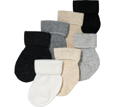 Babies Basic Socks Giftbox 7PACK - Unisex - Things I Like Things I Love