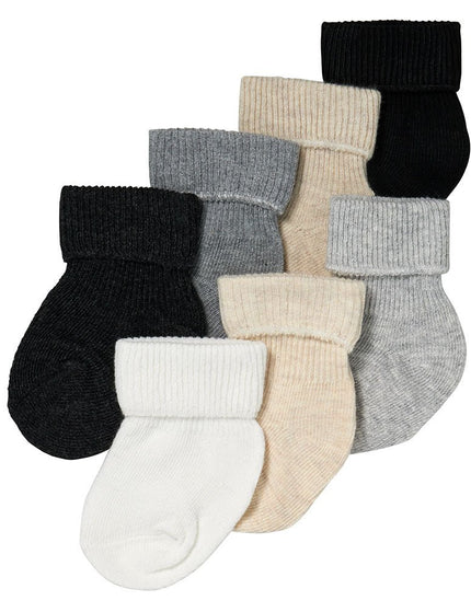 Babies Basic Socks Giftbox 7PACK - Unisex - Things I Like Things I Love