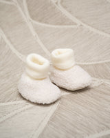 Babystiefel gestrickt Creme