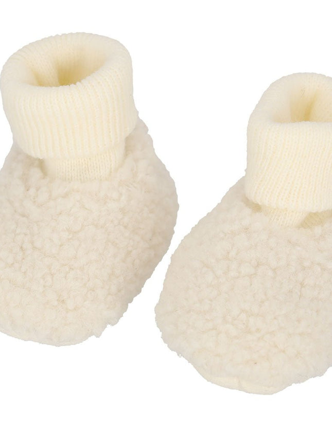 Baby Boots Knitted Creme - Things I Like Things I Love