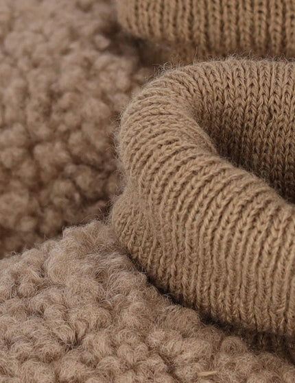 Baby Boots Knitted Taupe - Things I Like Things I Love