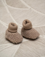 Baby Stiefel Gestrickt Taupe