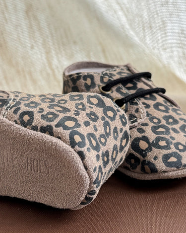 Baby Leather Shoes Leopard - Things I Like Things I Love