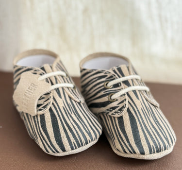 Baby Leather Shoes Zebra - Things I Like Things I Love