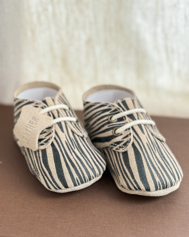 Baby Leather Shoes Zebra - Things I Like Things I Love