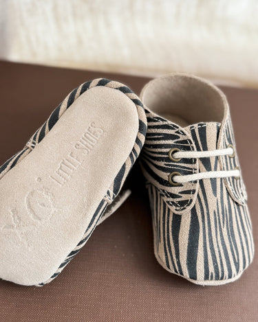 Baby Leather Shoes Zebra - Things I Like Things I Love