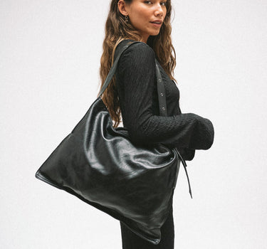 Bag Noor Black Faux Leather - Things I Like Things I Love