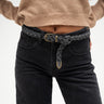 Basic Suede Belt Ilse Dark Grey - Things I Like Things I Love