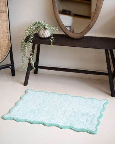 Bath Mat Wavy Blue/Green - Things I Like Things I Love