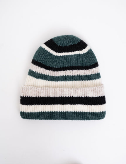 Beanie Stripe Dark Green - Things I Like Things I Love