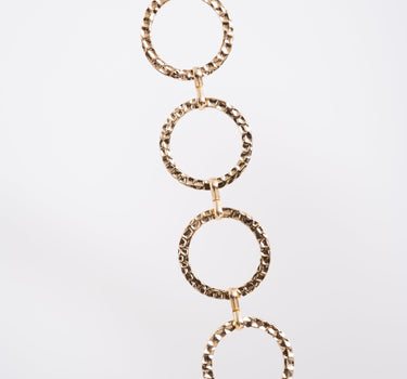 Belt Chain Hammered Gold - Things I Like Things I Love