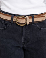 Belt Leather Louise Classic Grain Nude