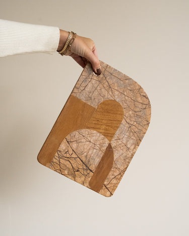 Bloomingville - Cutting Board Abrianna Marble Brown - Things I Like Things I Love