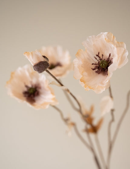 Bloomingville - Faux Flower Poppy Stem - Things I Like Things I Love