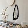 Bloomingville - Mirror On Base Avoa Black - Things I Like Things I Love