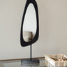 Bloomingville - Mirror On Base Avoa Black - Things I Like Things I Love