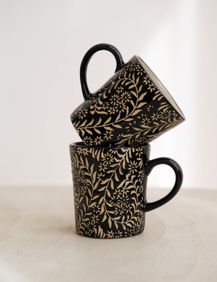 Bloomingville - Mug Aswan Black - Things I Like Things I Love