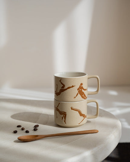 Bloomingville - Mug Harlow Stoneware Brown - Things I Like Things I Love