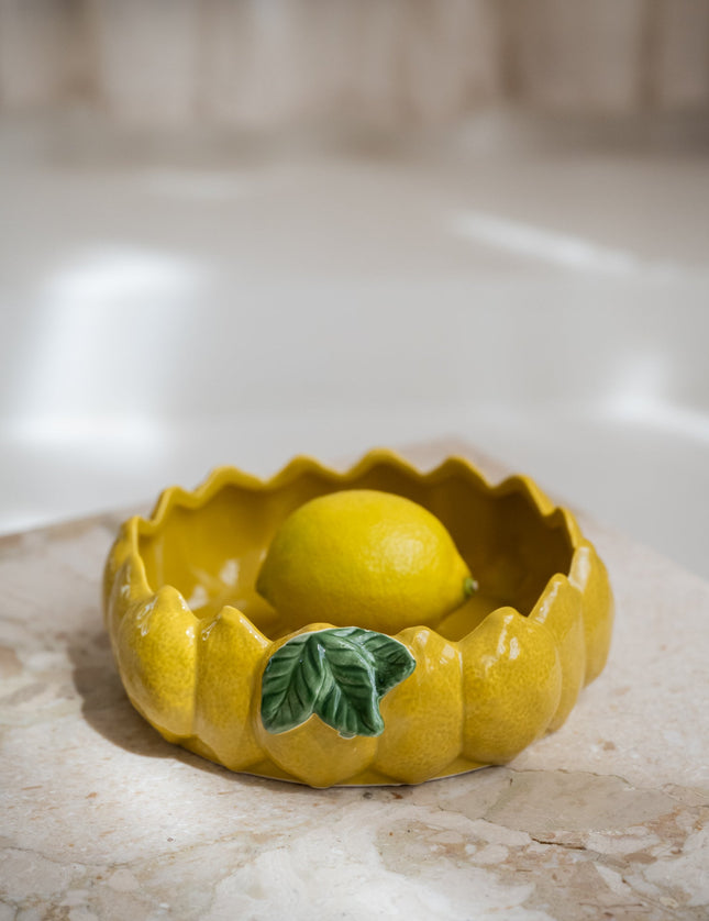 Bloomingville - Serving Bowl Lemon - Things I Like Things I Love