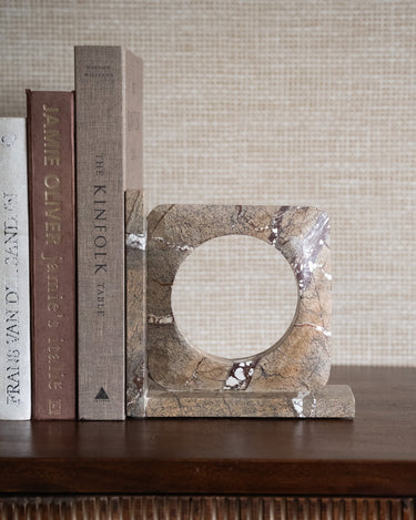 Bookend Satpura Brown Marble - Things I Like Things I Love