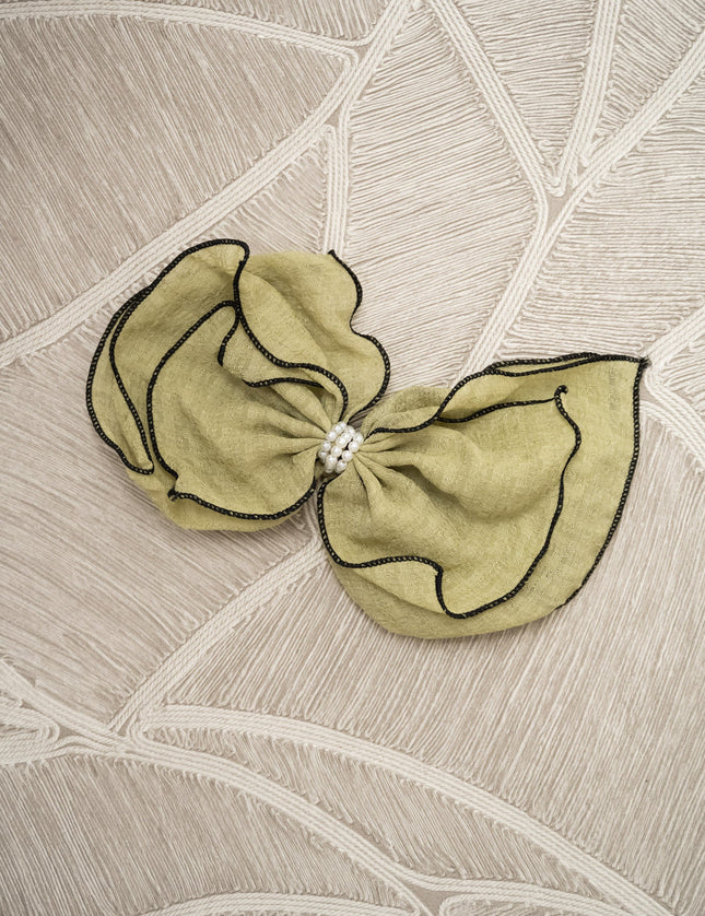 Bow Clip Lime Green - Things I Like Things I Love