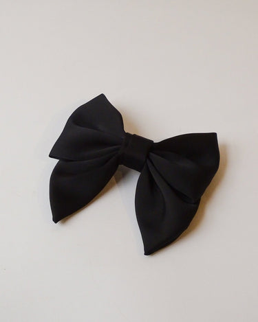 Bow Clip Satin Annick Black - Things I Like Things I Love