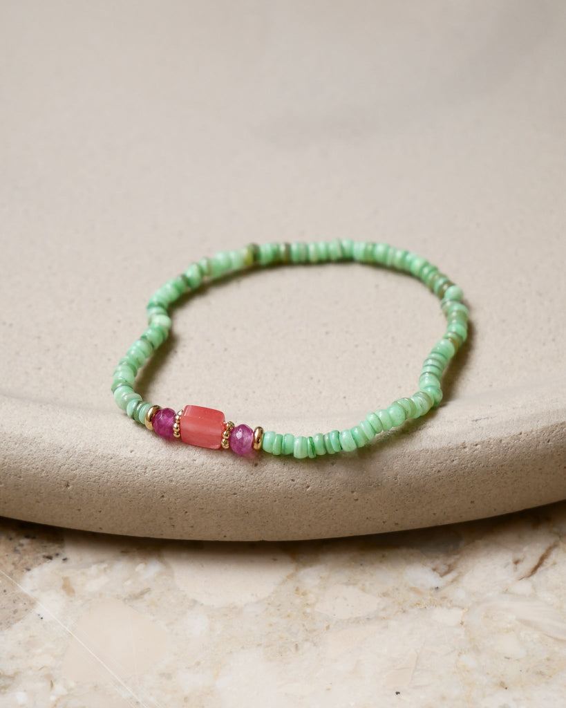 Bracelet Coos Stone Green - Things I Like Things I Love