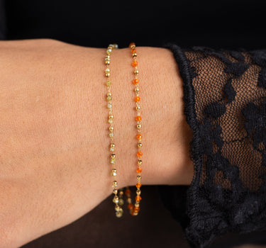 Bracelet Eline Orange Gold - Things I Like Things I Love