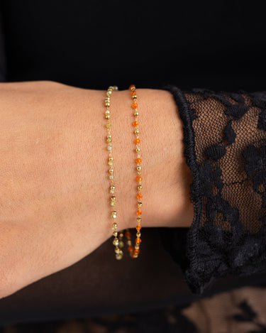 Bracelet Eline Orange Gold - Things I Like Things I Love