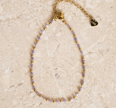 Bracelet Eline Purple Gold - Things I Like Things I Love