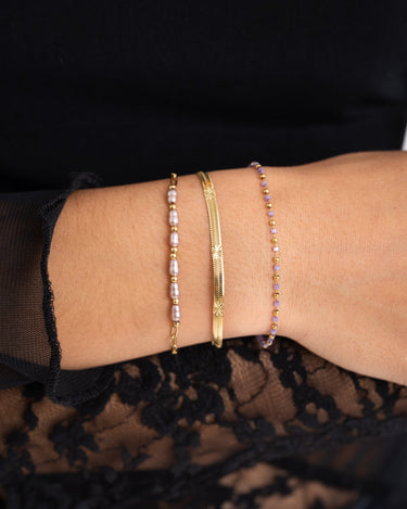 Bracelet Eline Purple Gold - Things I Like Things I Love