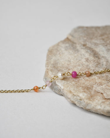 Bracelet Gemstone Pink Gold - Things I Like Things I Love