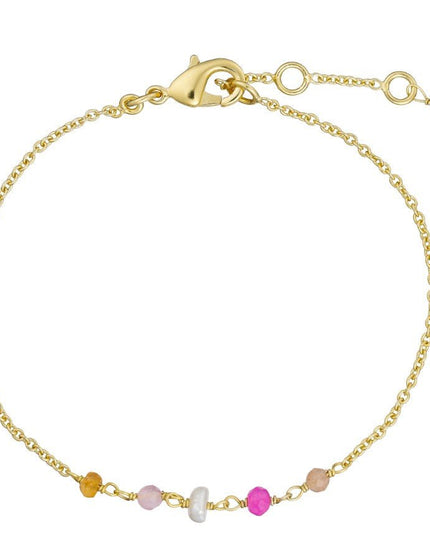 Bracelet Gemstone Pink Gold - Things I Like Things I Love