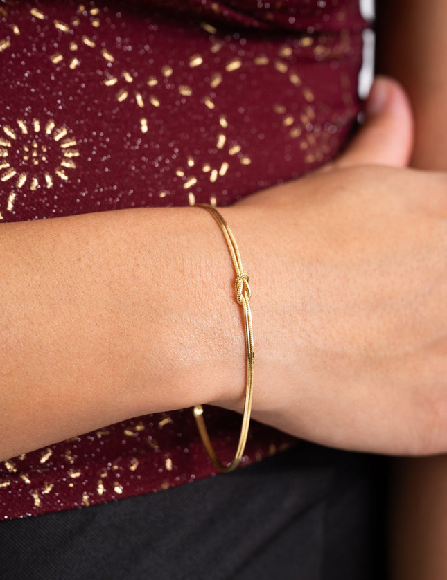 Bracelet Gold Knot - Things I Like Things I Love