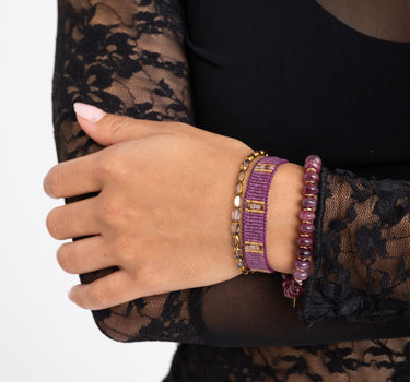 Bracelet Sacha Purple - Things I Like Things I Love